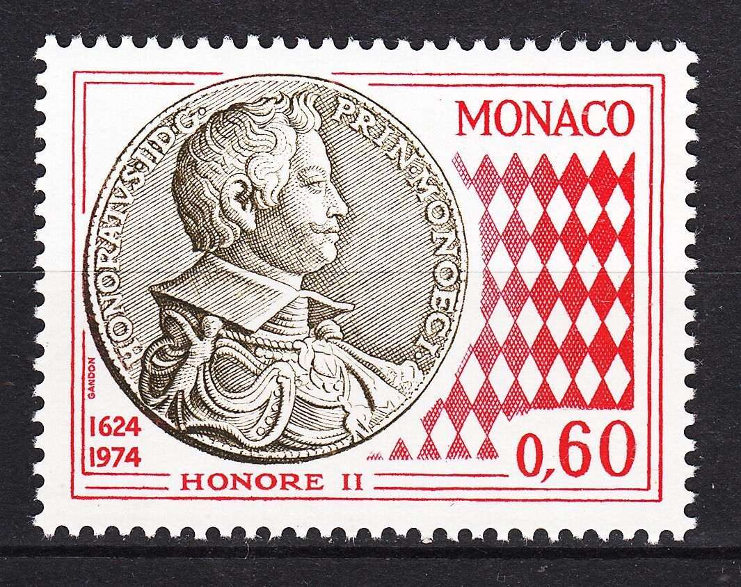 TIMBRE MONACO NEUF N 980 EFFIGIE D HONORE II 401589861470