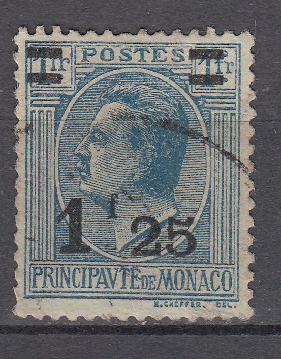 TIMBRE MONACO OBL N 109 PRINCE LOUIS II 123382154750