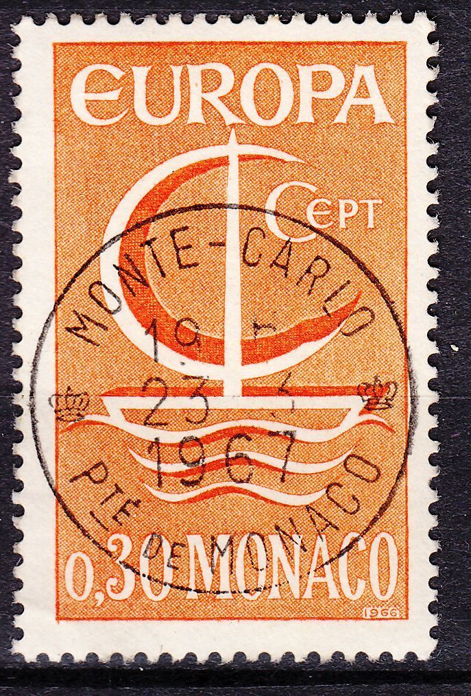 TIMBRE MONACO OBL N 698 EUROPA 123201297970