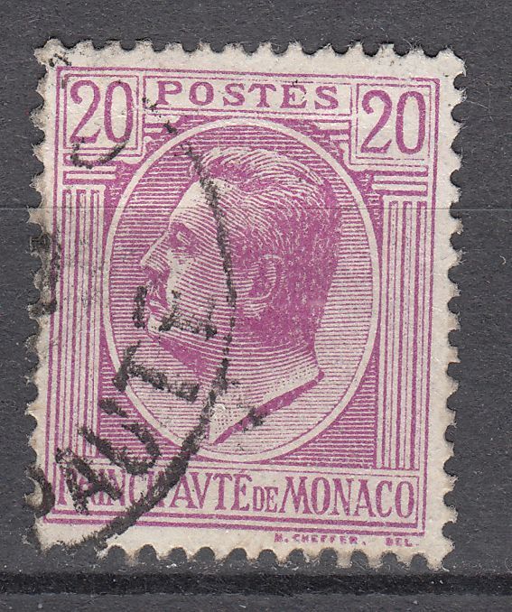 TIMBRE MONACO OBL N 78 PRINCE LOUIS II 401597399370