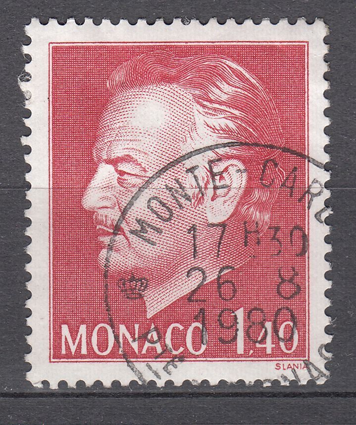 TIMBRE MONACO OBL N 993 EFFIGIE DU PRINCE 401589868140