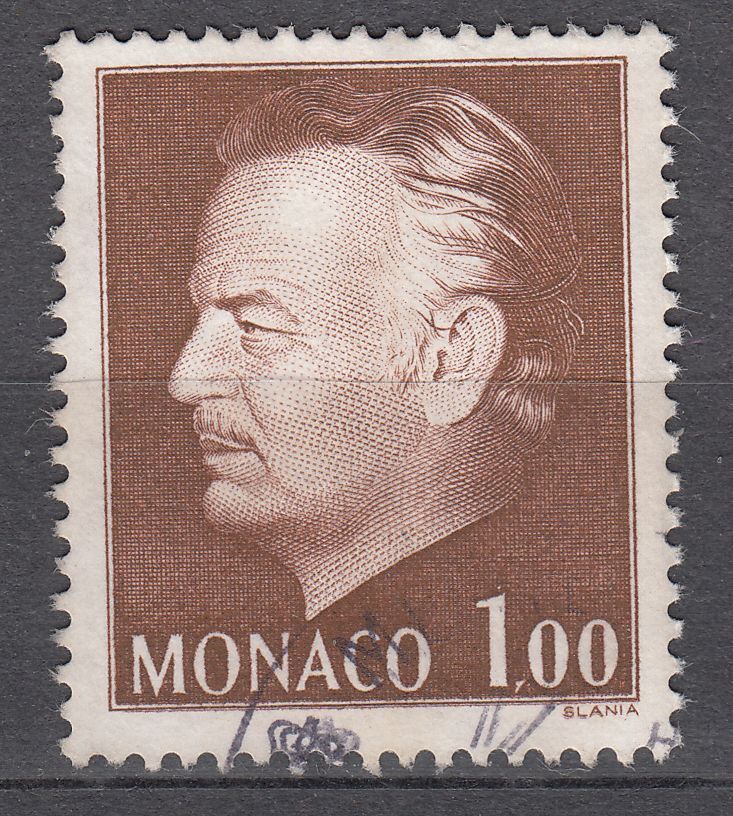 TIMBRE MONACO OBL N 994 EFFIGIE DU PRINCE 401589869050