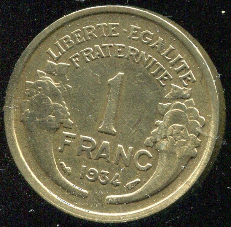 1 FRANC MORLON 1934 120810437741