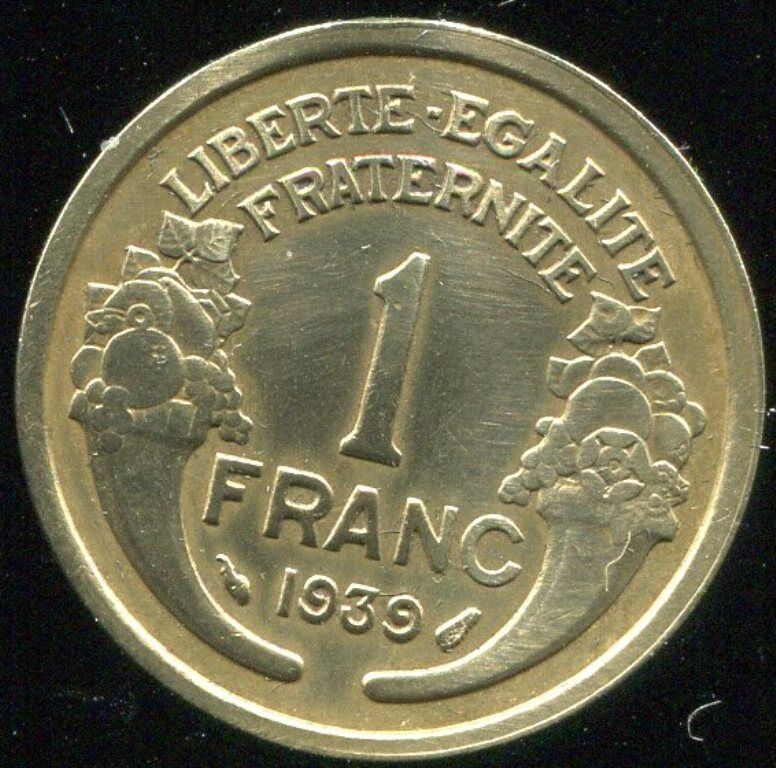 1 FRANC MORLON 1939 120810436911
