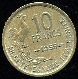 10 FRANCS GUIRAUD 1955 120802289541