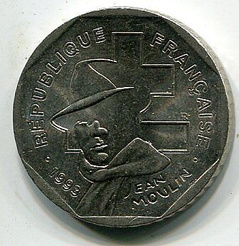 2 FRANCS 1993 JEAN MOULIN 121073190801