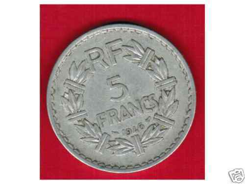 5 FRANCS LAVRILLIER 1946 110613379291