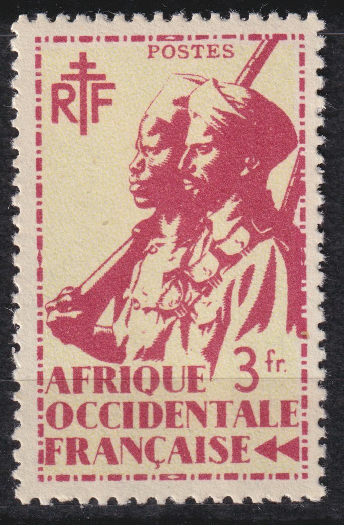 AOF TIMBRE COLONIE FRANCE NEUF N 16 TIRAILLEUR SENEGALAIS ET CAVALIER MAURE 124800480251