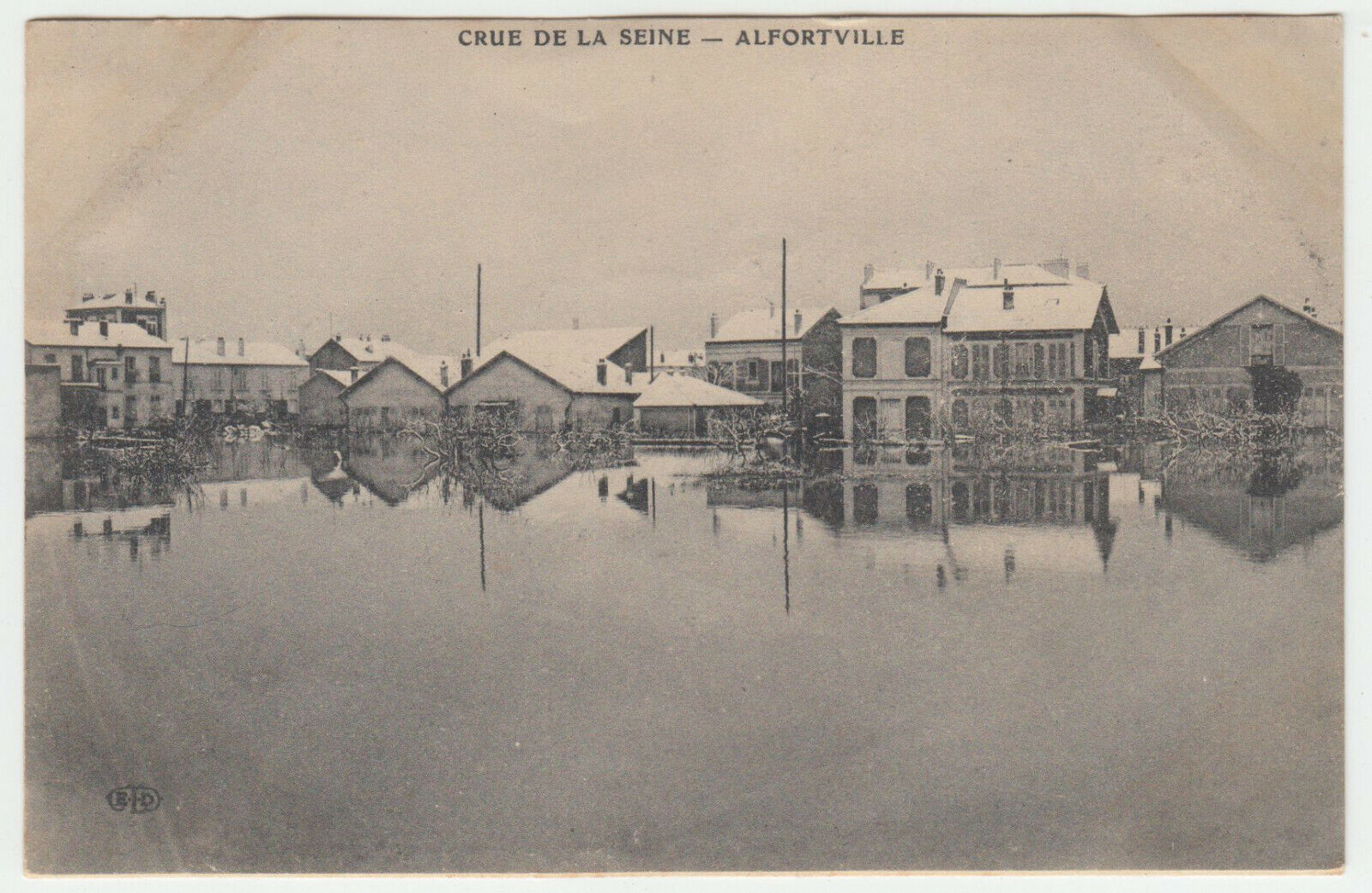 CARTE POSTALE ALFORTVILLE INNONDATIONS 1910 402868903681