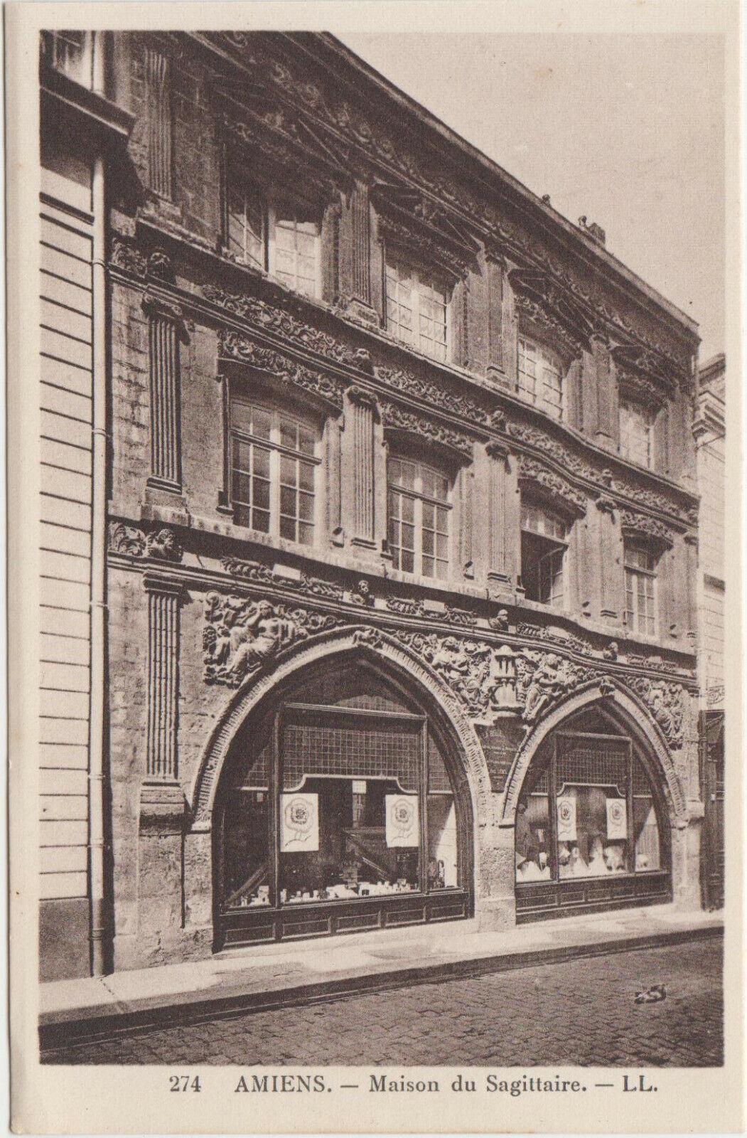 CARTE POSTALE AMIENS MAISON DU SAGITTAIRE 123940330891