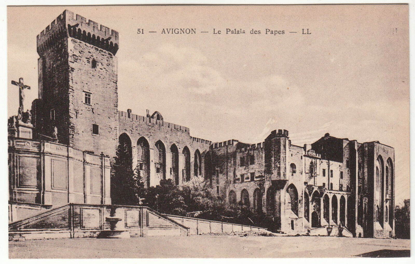 CARTE POSTALE AVIGNON LE PALAIS DES PAPES 124014532561