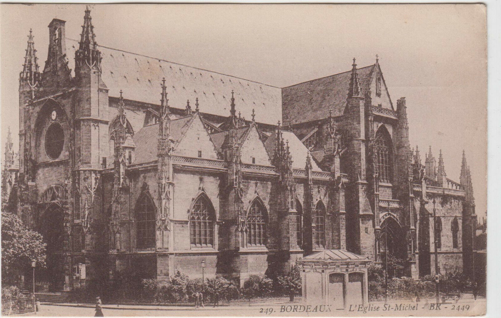 CARTE POSTALE BORDEAUX L EGLISE SAINT MICHEL 123940325241