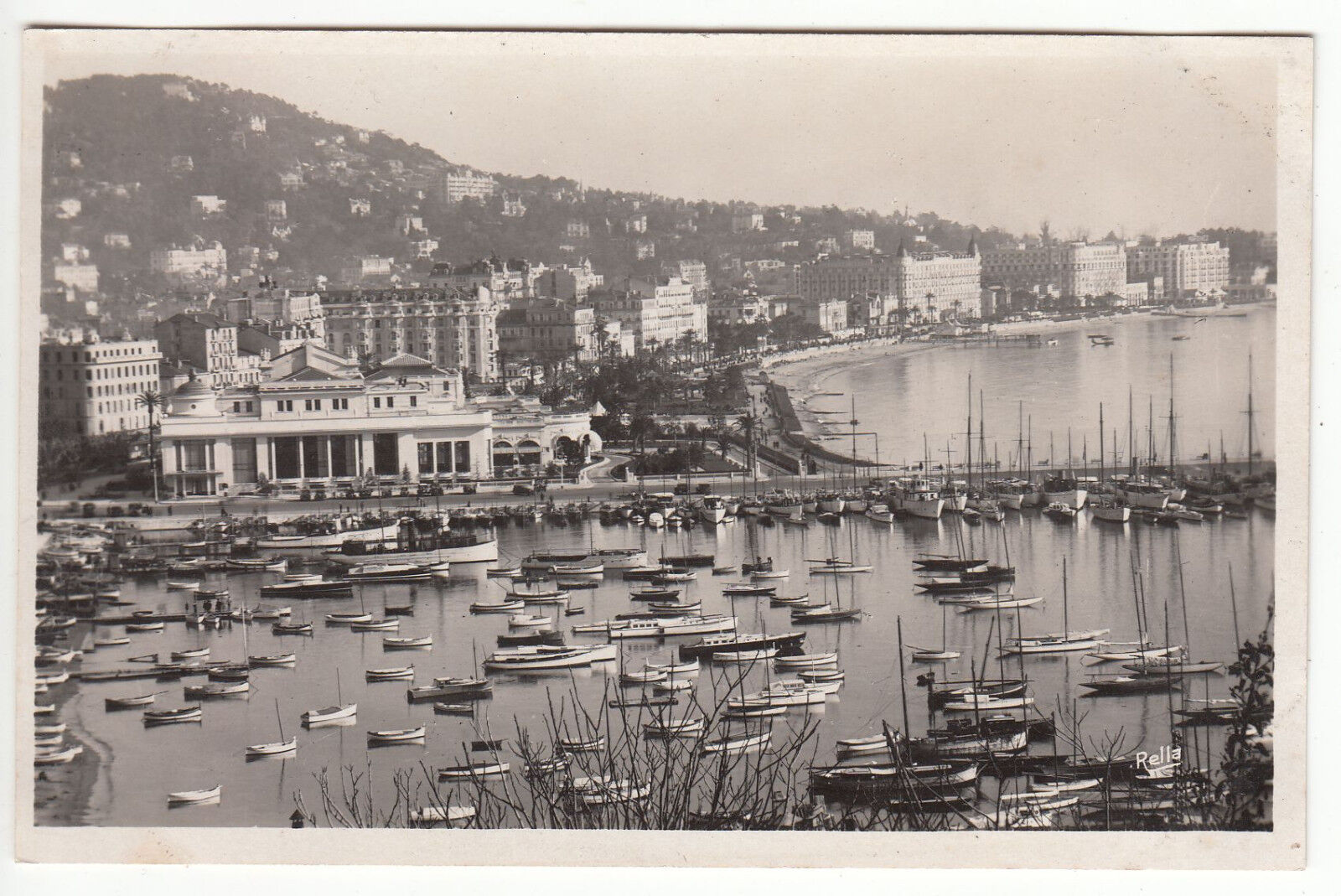 CARTE POSTALE CANNES LE CASINO MUNICIPAL VUE PRISE DU MONT CHEVALIER 122209493401