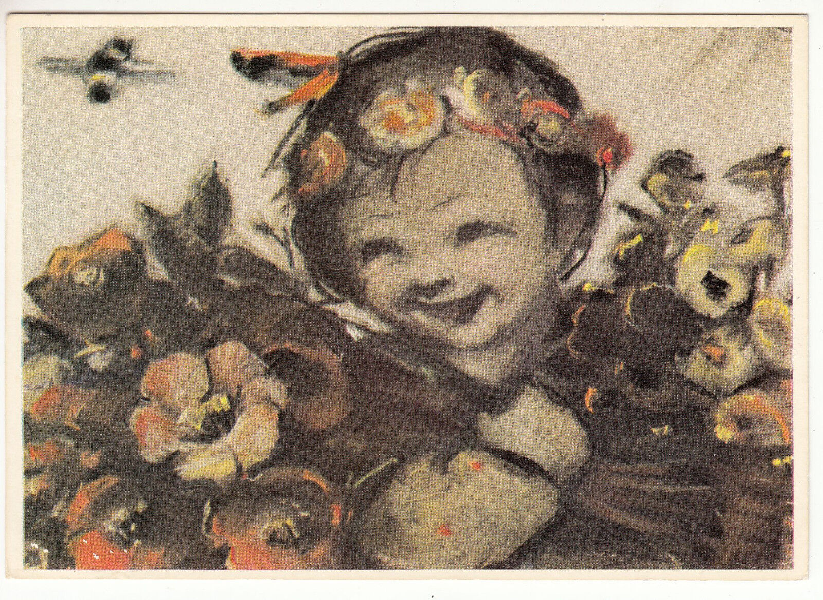 CARTE POSTALE ILLUSTRATEUR HUMMEL N° 14645 ALLES FUR DICH