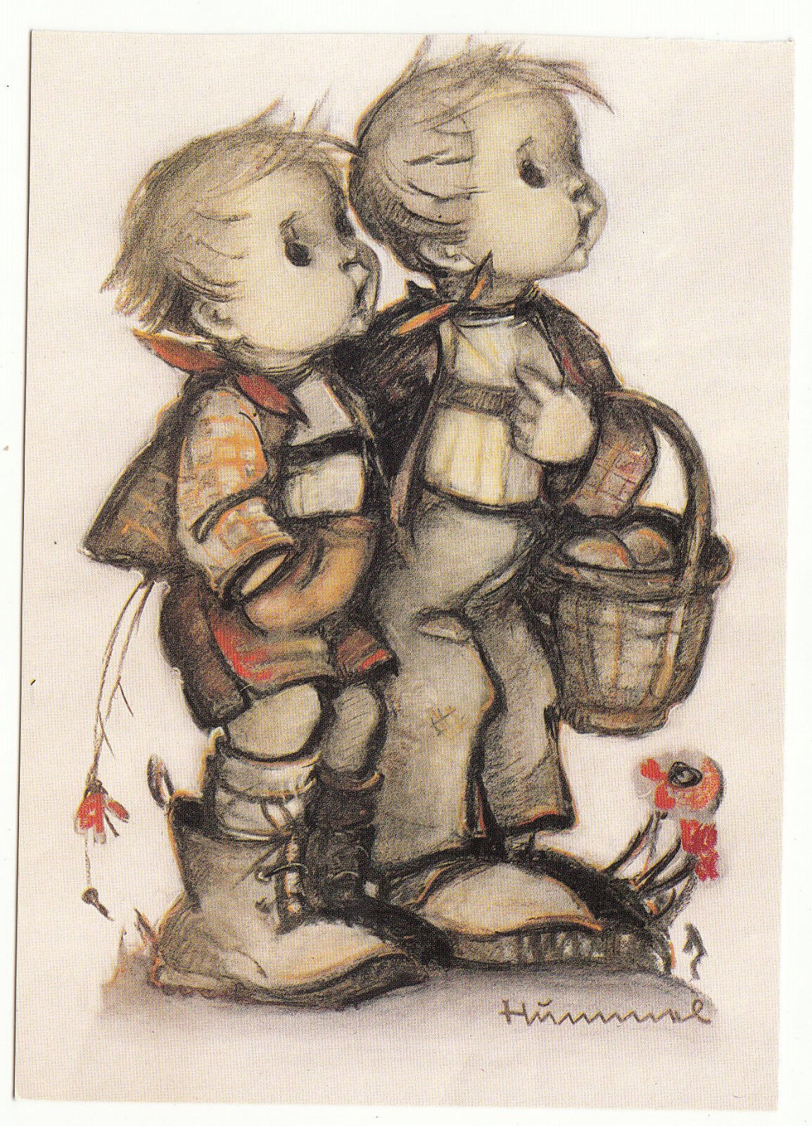CARTE POSTALE ILLUSTRATEUR HUMMEL N° 207 MANY HAPPY RETURNS OF THE DAY