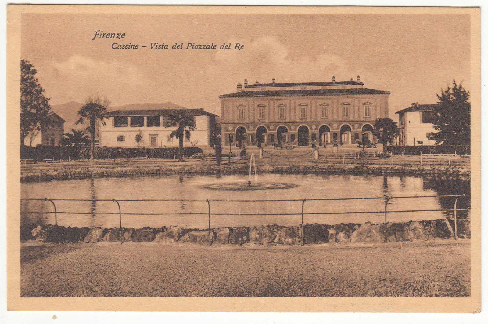 CARTE POSTALE ITALIE FIRENZE CASCINE VISTA DEL PIAZZALE DEL RE 122264588011