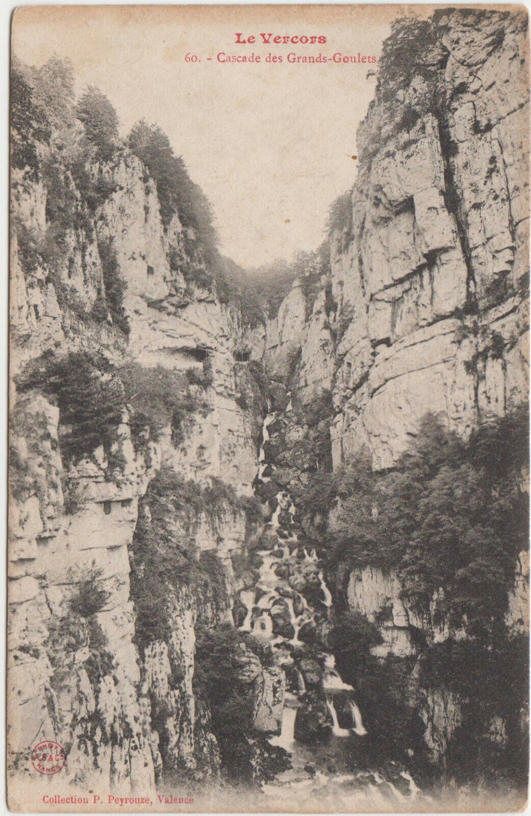 CARTE POSTALE LE VERCORS CASCADE DES GRANDS GOULETS 401895096171