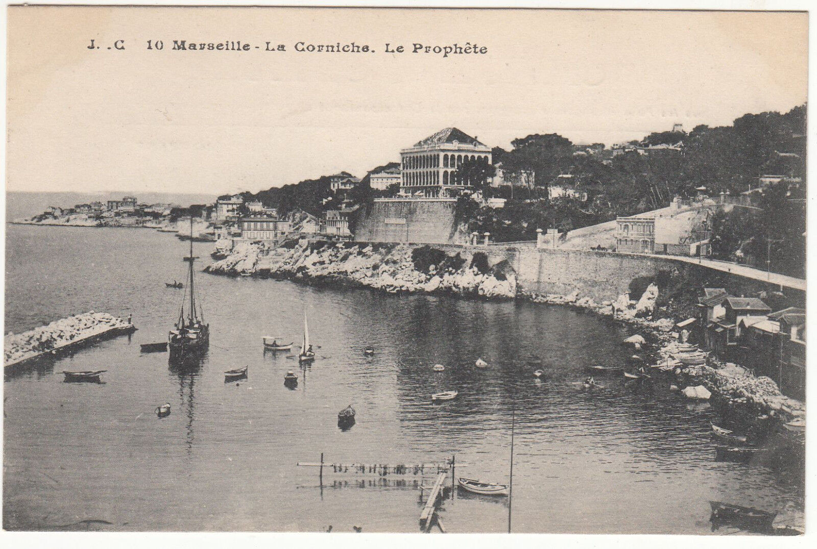 CARTE POSTALE MARSEILLE LA CORNICHE LE PROPHETE 401280455471