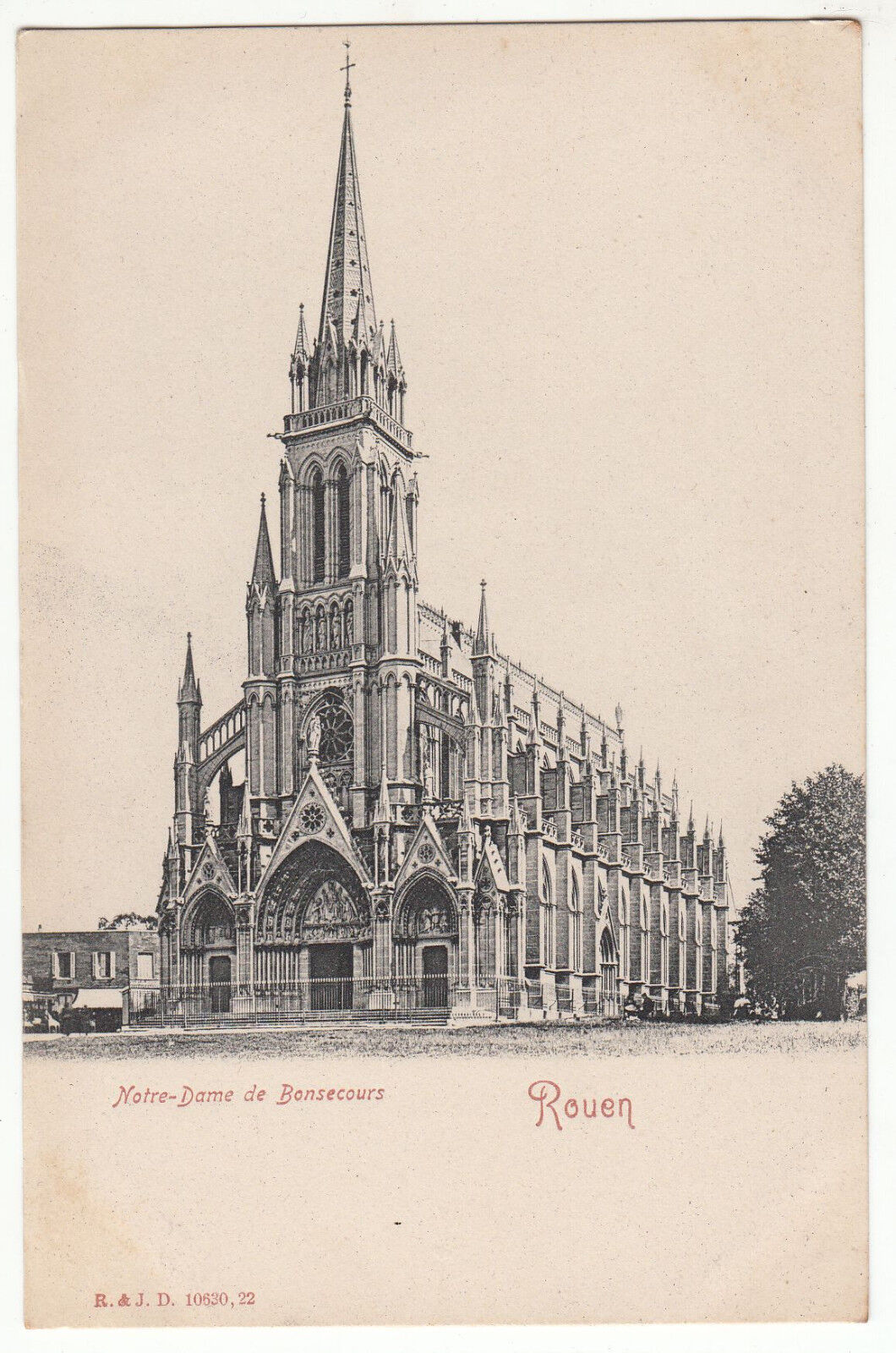 CARTE POSTALE NOTRE DAME DE BONSECOURS ROUEN 122651813741