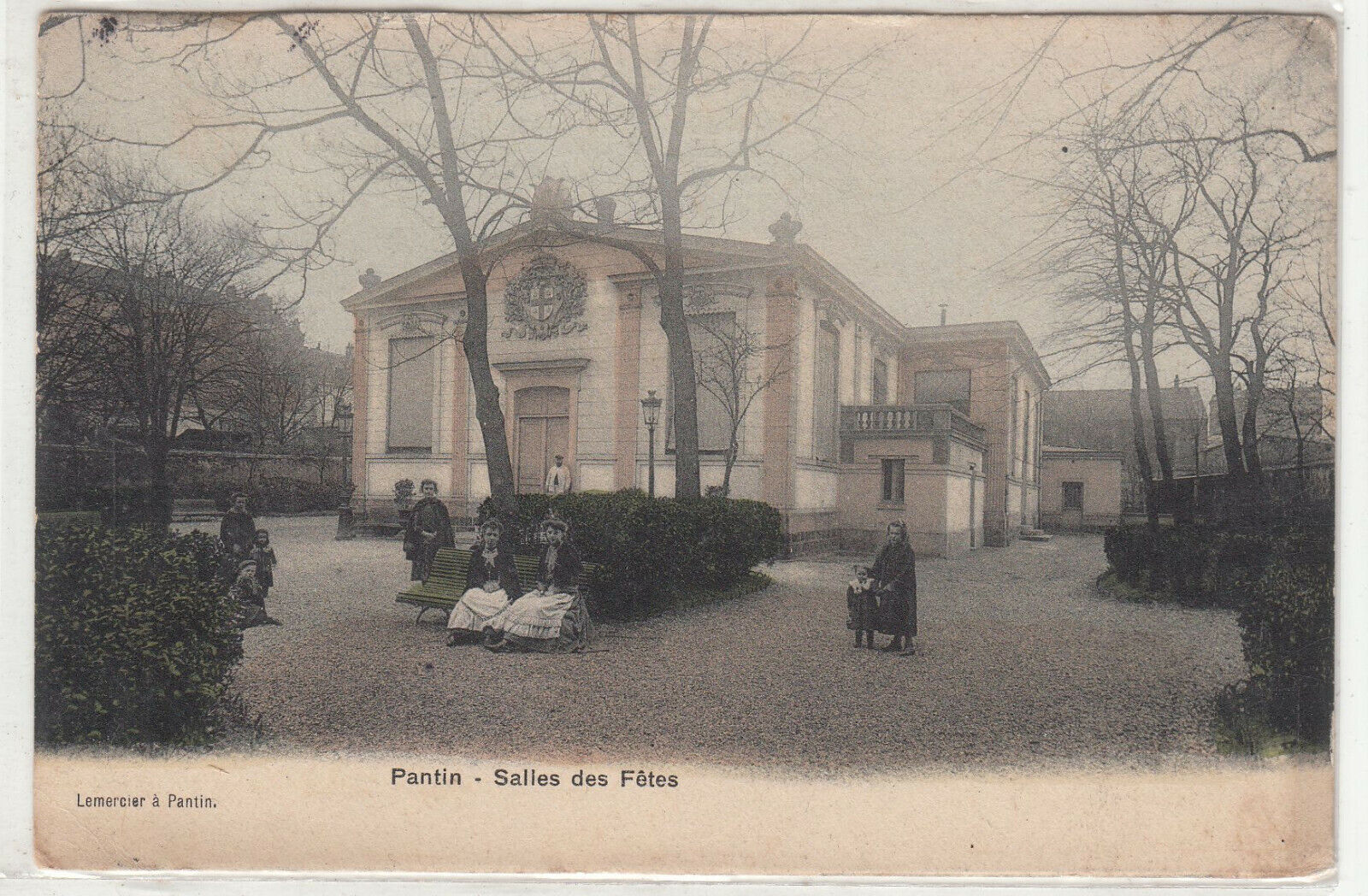 CARTE POSTALE PANTIN SALLES DES FETES 401941112211