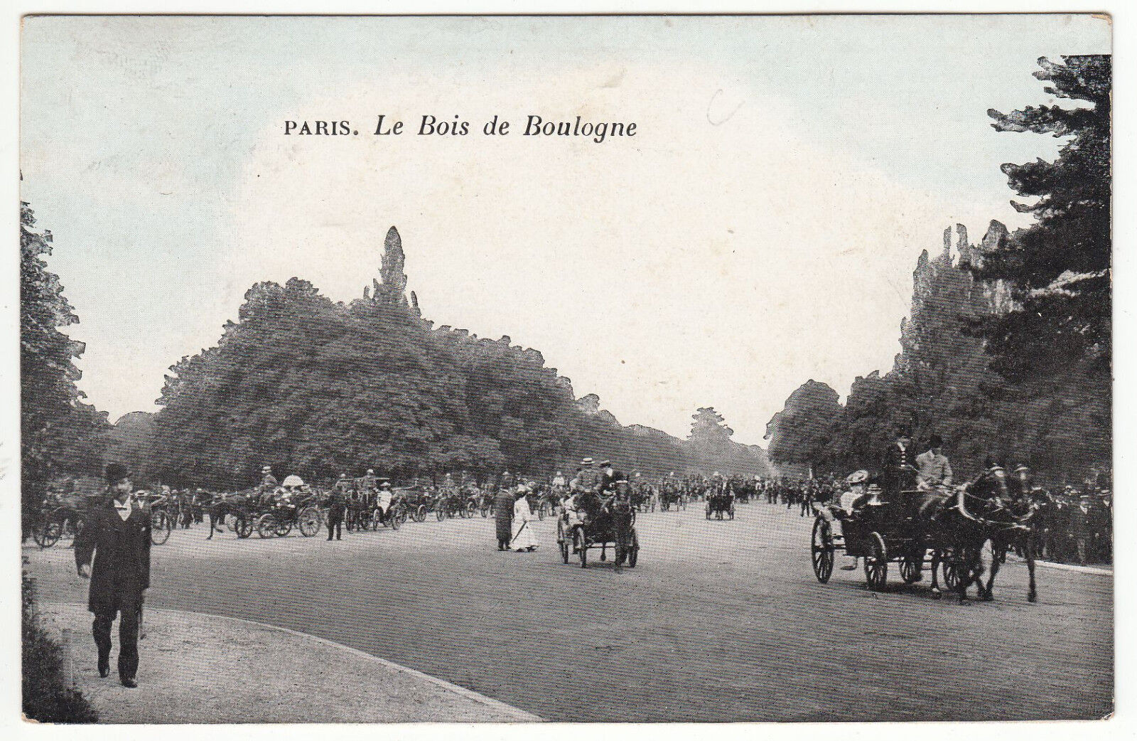 CARTE POSTALE PARIS LE BOIS DE BOULOGNE 401214287161