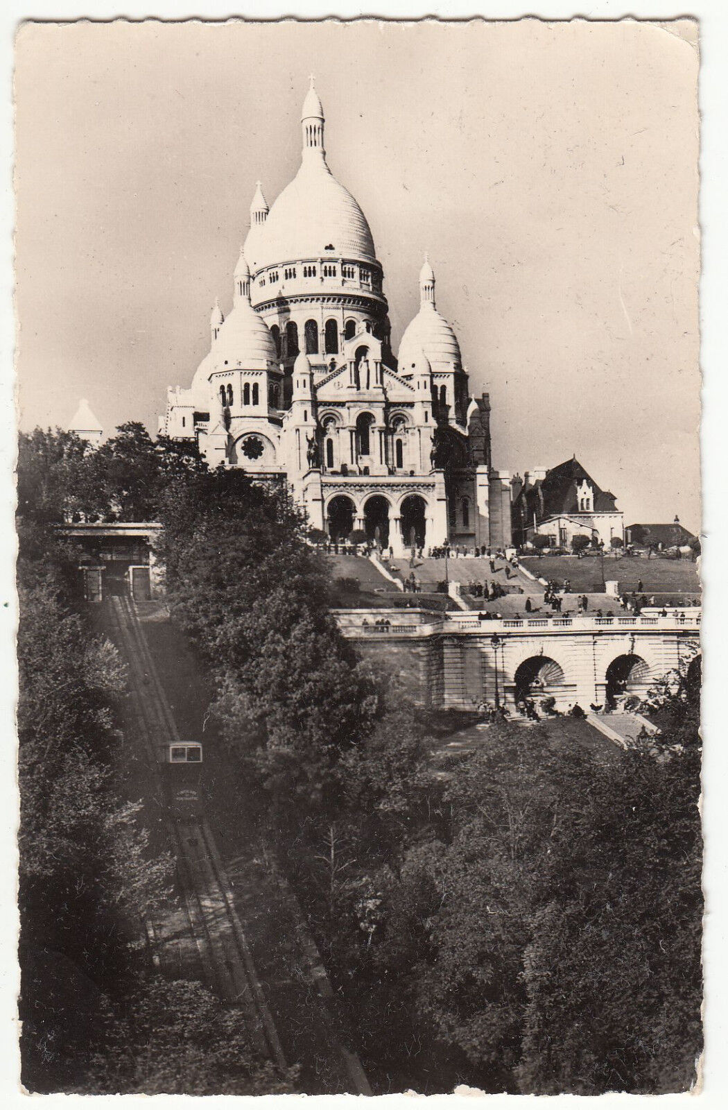 CARTE POSTALE PARIS LE SACRE COEUR FLAMME X CONGRES DONNEURS DE SANG VERSAILLES 122614591651