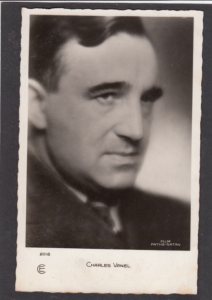 CARTE POSTALE PHOTO PERSONNALITE CHARLES VANEL 400342706921