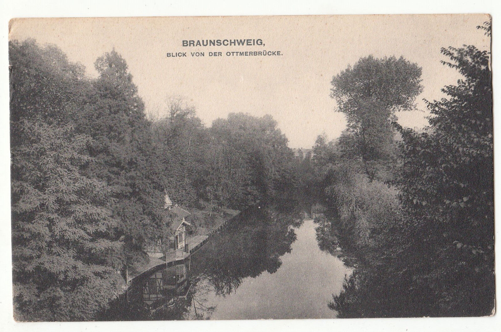 CARTE POSTALE POFTKARTE ALLEMAGNE BRAUNSCHWEIG BLICK VON DER OTTMERBRUCKE 123467041951