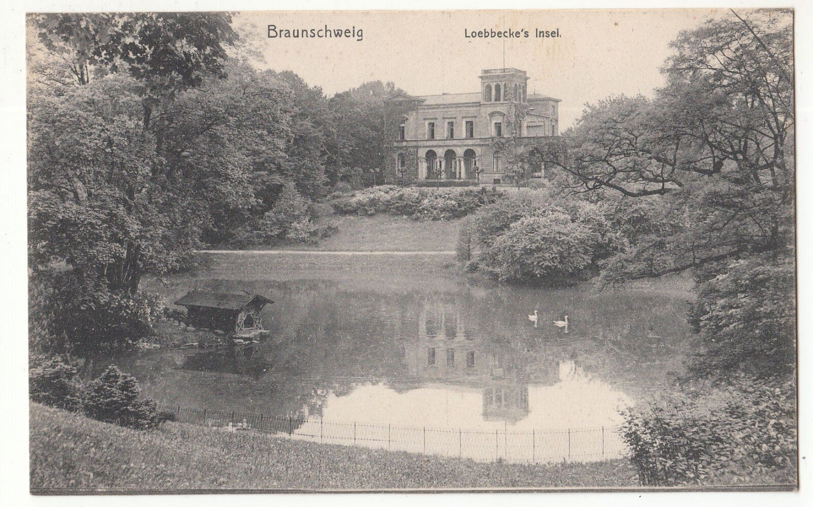 CARTE POSTALE POFTKARTE ALLEMAGNE BRAUNSCHWEIG LOEBBECKE S INSEL 401628412701