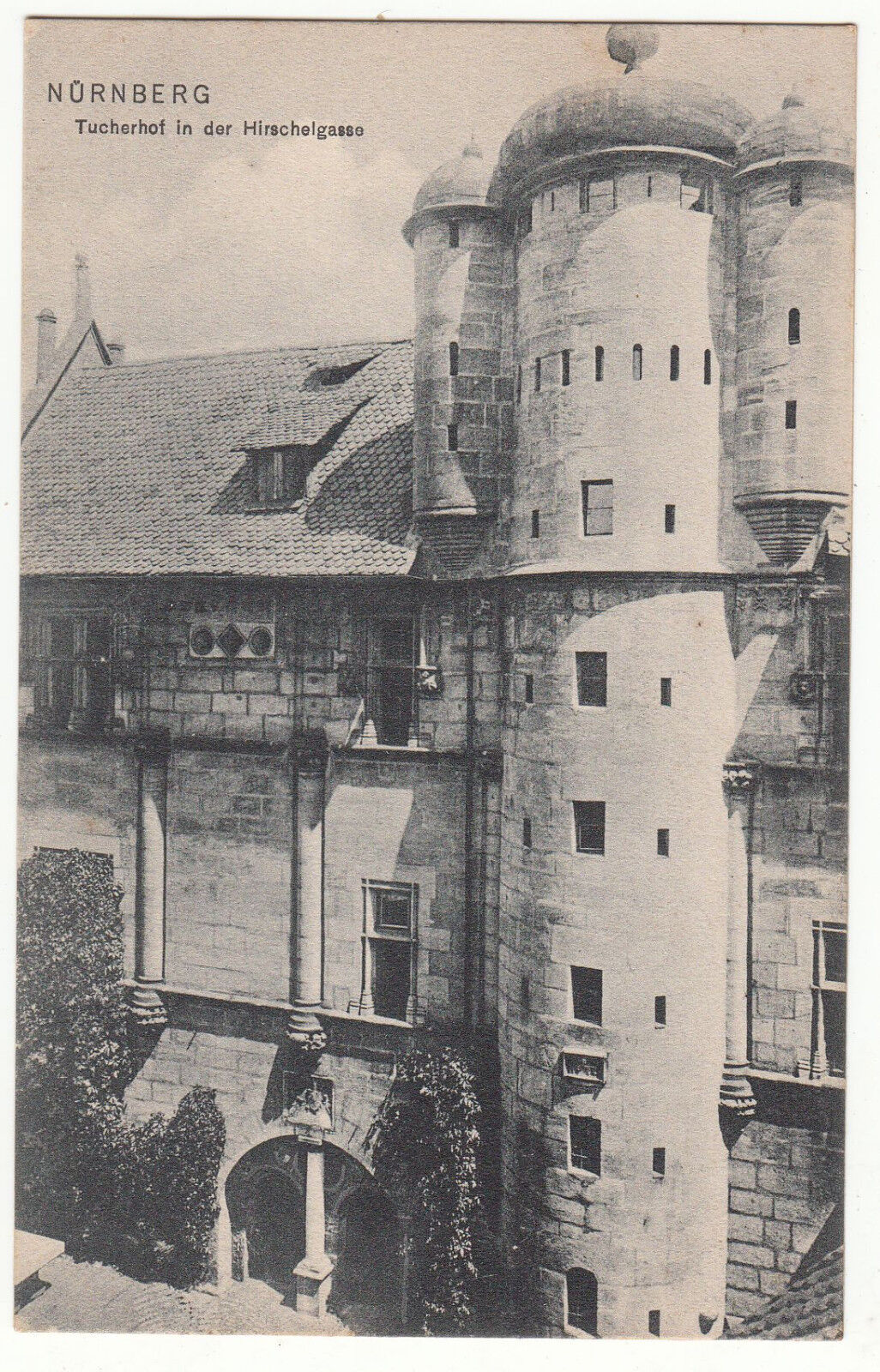 CARTE POSTALE POFTKARTE ALLEMAGNE NURNBERG TUCHEROF IN DER HIRSCHELGASSE 401630794471