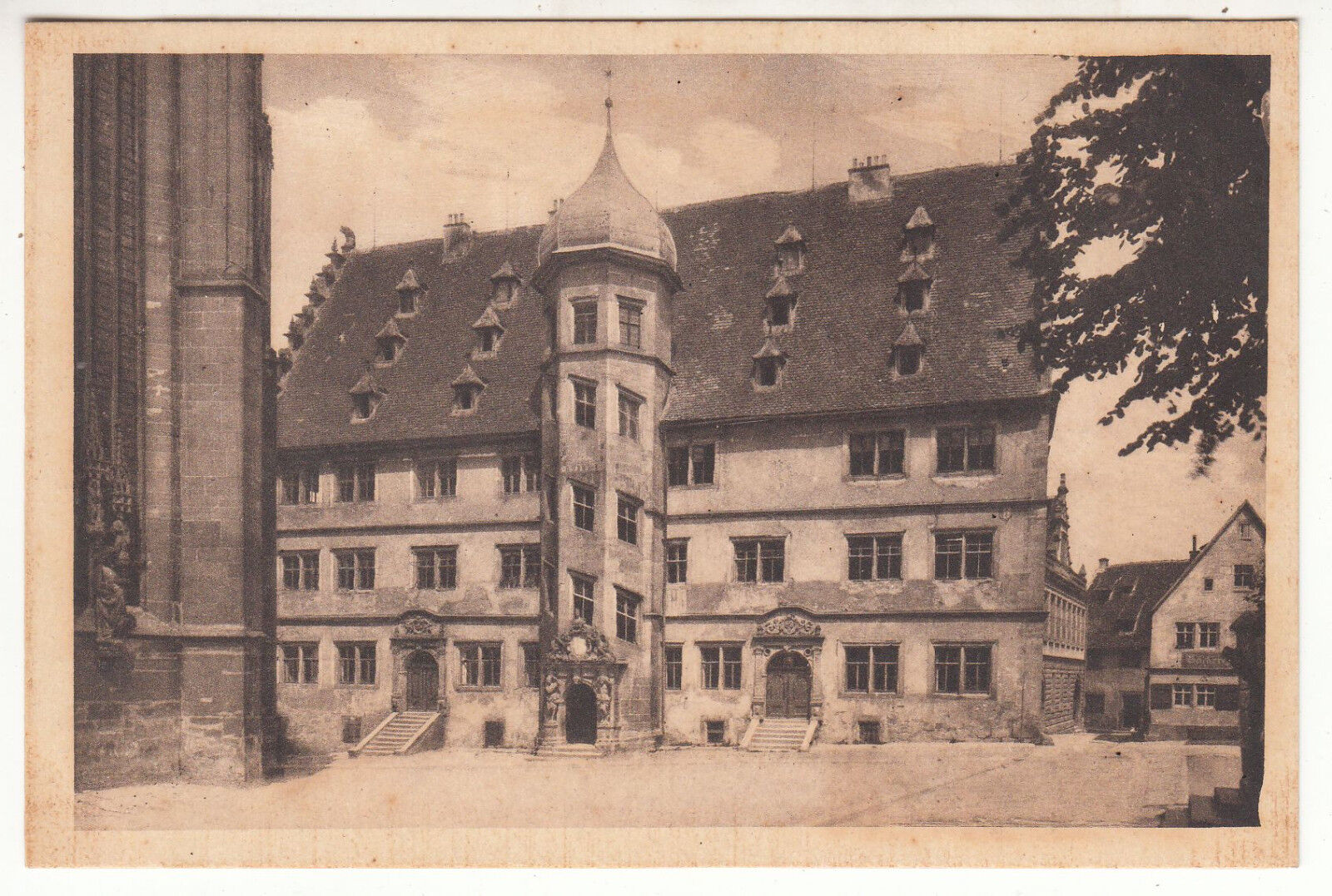 CARTE POSTALE POFTKARTE ALLEMAGNE ROTHENBURG O T GYMNASIUM 123450214831