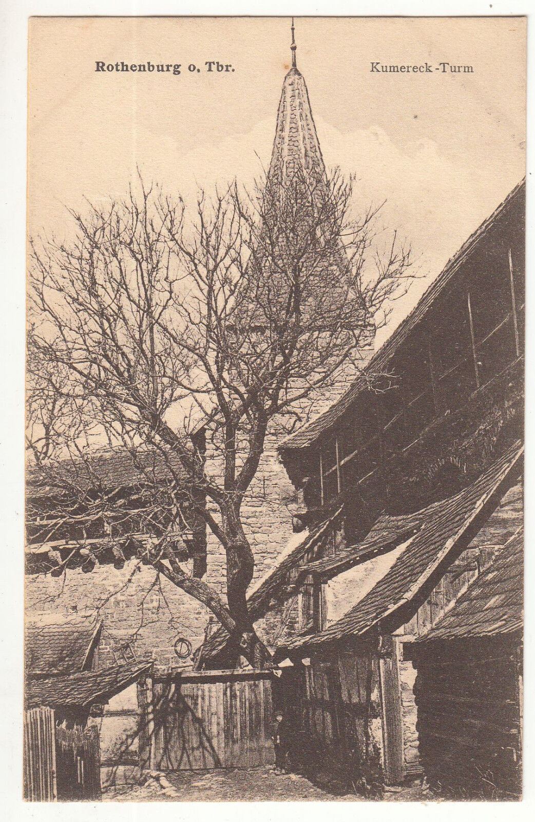 CARTE POSTALE POFTKARTE ALLEMAGNE ROTHENBURG O T KUMERECK TURM 401623476941