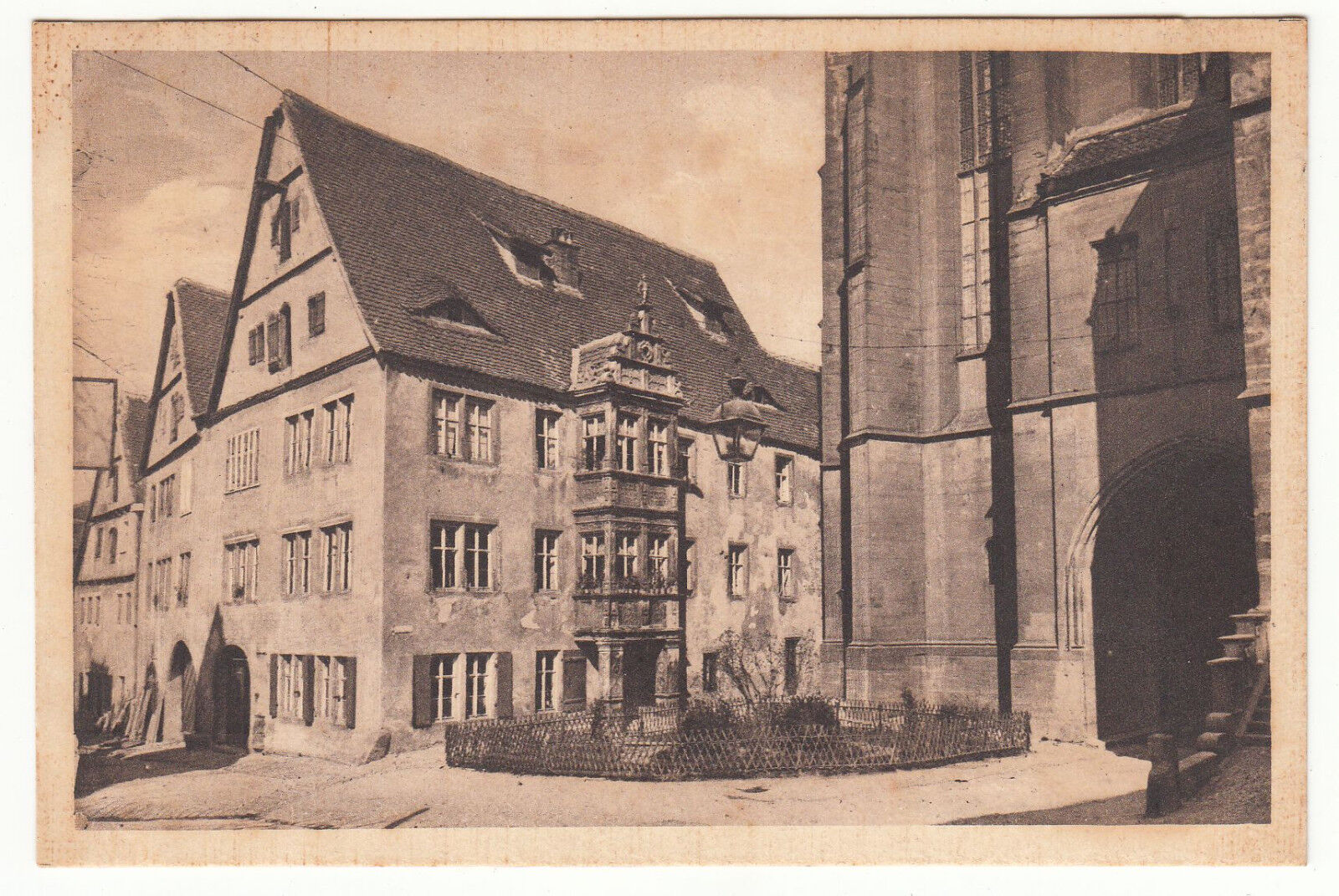 CARTE POSTALE POFTKARTE ALLEMAGNE ROTHENBURG O T PFARRHAUS ST JAKOB 123450214821