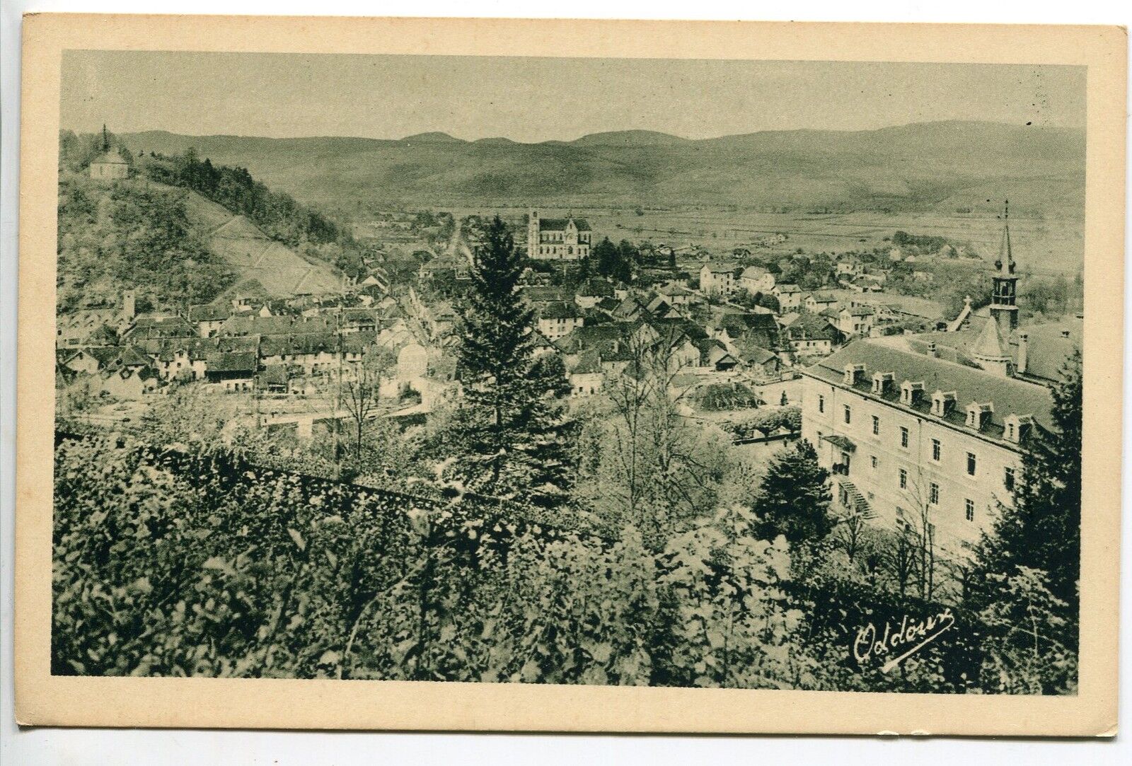 CARTE POSTALE SAINT LAURENT DU PONT VUE GENERALE 121488910881