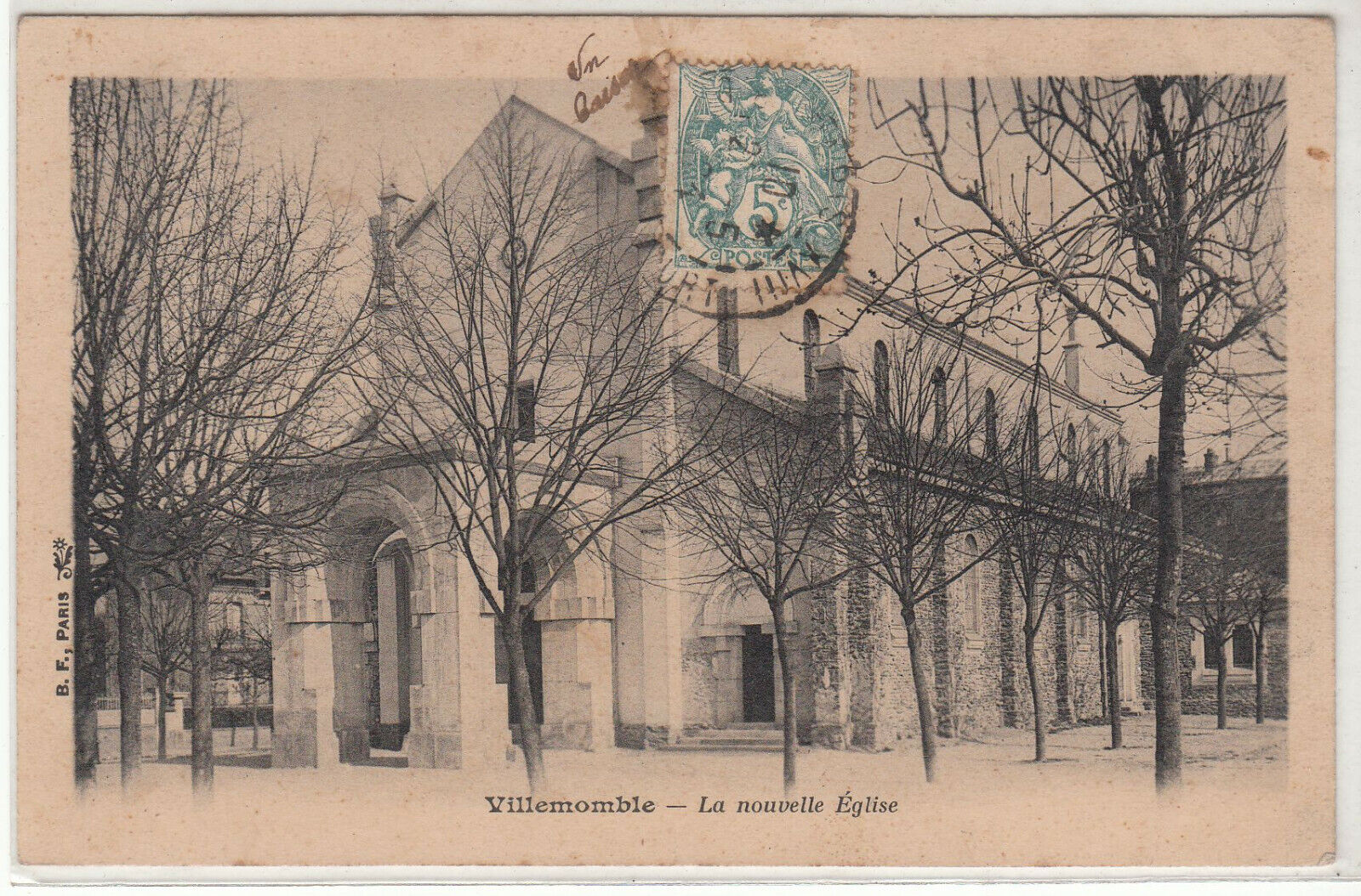 CARTE POSTALE VILLEMOMBLE LA NOUVELLE EGLISE 123958282531