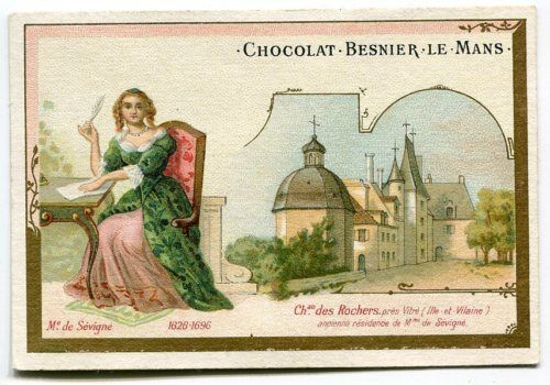 CHROMO CHOCOLAT BESNIER CHATEAU DES ROCHERS 110615822241