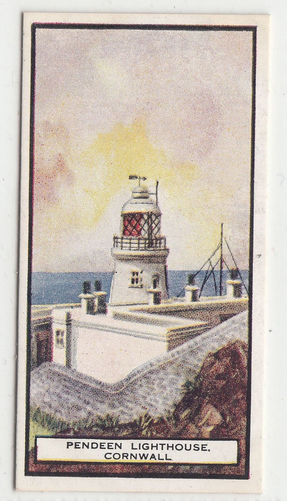 CHROMO VIRGINIA CIGARETTE PHARE PENDEEN LIGHTHOUSE 122112119401