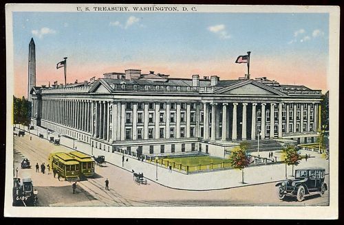 CP USA TREASURY WASHINGTON D C TRAWAYS 120680453331