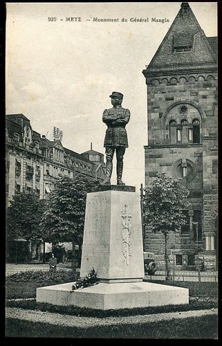 CPA METZ MONUMENT DU GENERALE MANGIN 110630465641