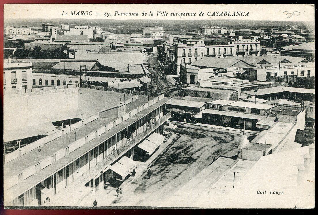 CPA PANORAMA DE LA VILLE EUROPENNE DE CASABLANCA N 39 AFRIQUE 110771213001