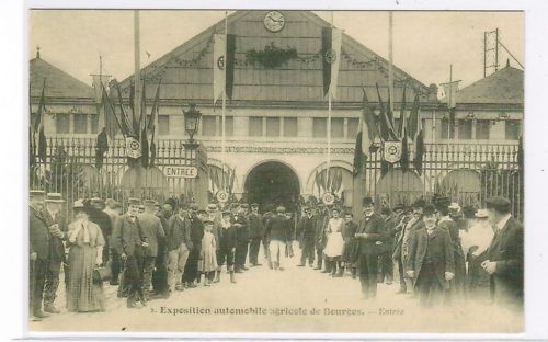 CPA REPRO EXPOSITION AUTOMOBILE AGRICOLE DE BOURGES 123820308911