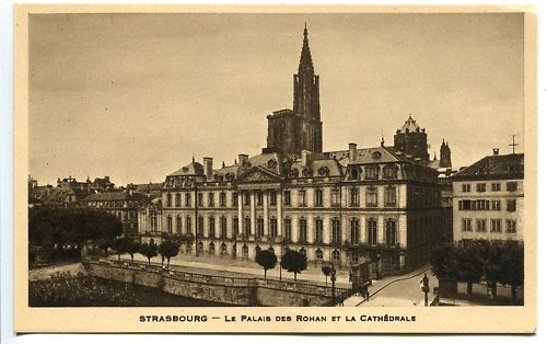 CPA STRASBOURG LE PALAIS DE ROHAN ET CATHEDRALE 110614111291