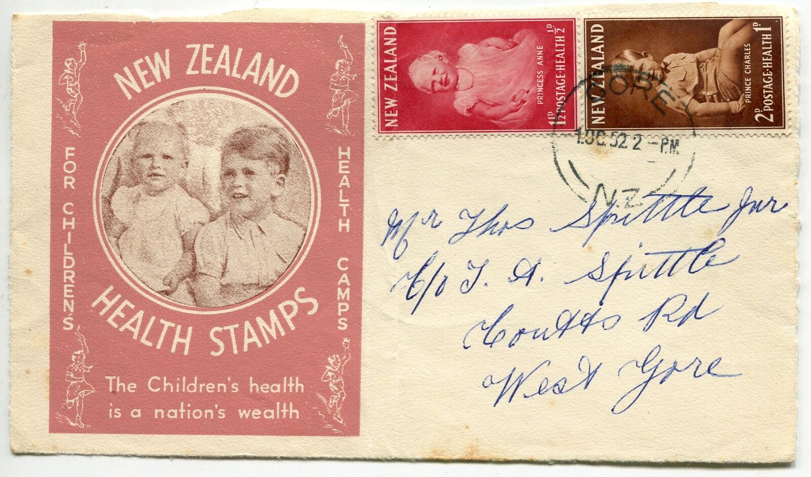 DEVANT DE LETTRE NEW ZEALAND THE CHILDREN S 400640614261