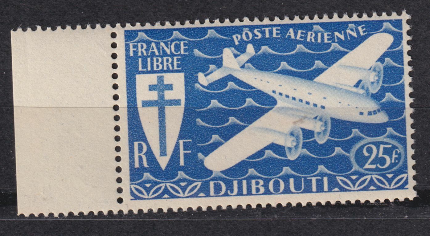 DJIBOUTI TIMBRE COLONIE FRANCE PA NEUF N 5 SERIE DE LONDRES 124809517341