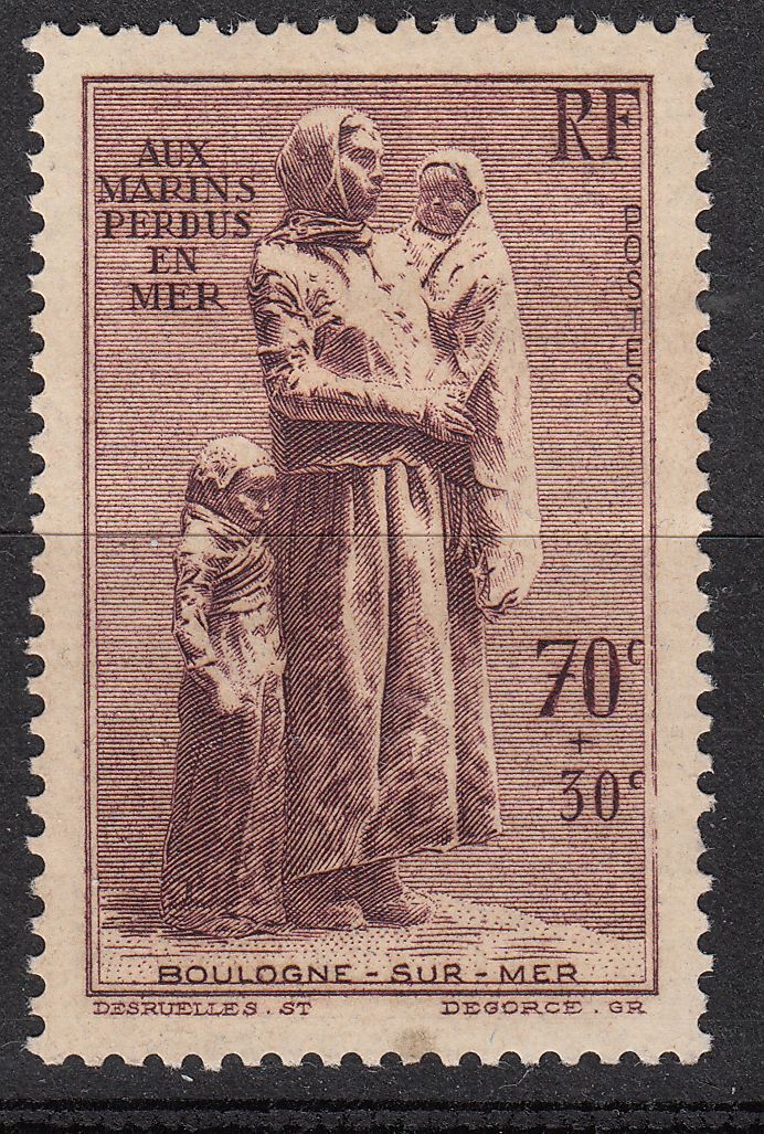 FRANCE TIMBRE N 447 STATUE DE DESRUELLES 401265545841