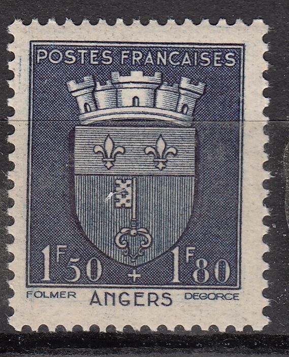 FRANCE TIMBRE N 558 BLASON ANGERS 400620099131