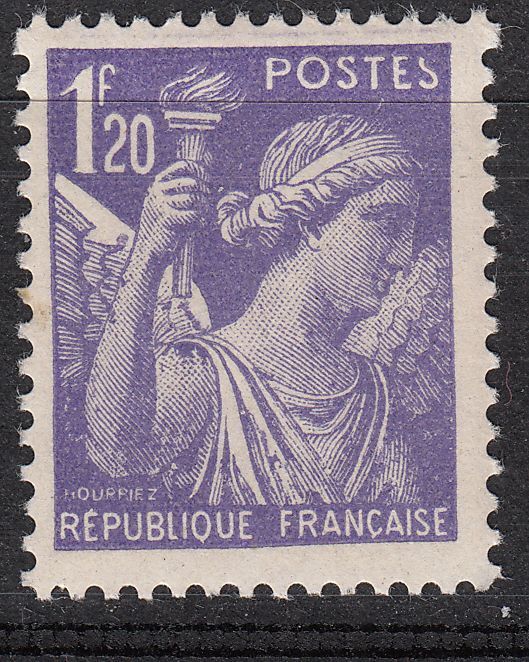 FRANCE TIMBRE N 651 TYPE IRIS 400620502341