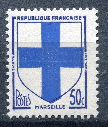 FRANCE TIMBRE NEUF N 1180 ARMOIRIES MARSEILLE 121054263481