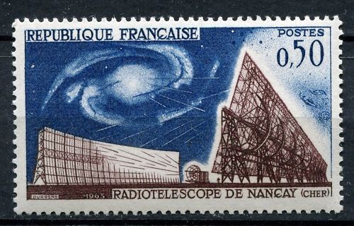 FRANCE TIMBRE NEUF N 1362 RADIOTELESCOPE NANCAY 110623507191