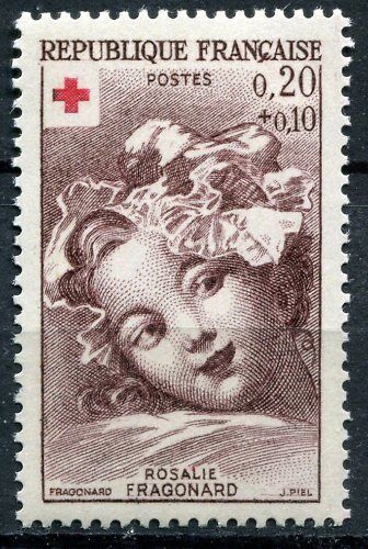 FRANCE TIMBRE NEUF N 1366 CROIX ROUGE ROSALIE 110623507471